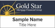 (image for) Gold Star Mortgage Financial Group Standard White Square Corner badge
