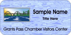 (image for) Grants Pass Chamber of Commerce Visitors Center Standard Name Badge