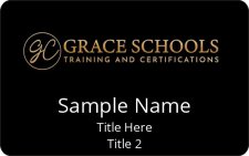 (image for) Grace School of Ministry ID Horizontal badge - Gold Logo