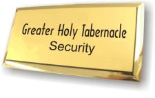 (image for) Greater Holy Tabernacle Executive Gold Badge