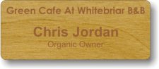 (image for) Green Cafe at Whitebriar B & B Wood Badge