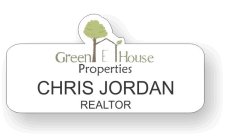 (image for) Green House Properties White Shaped Badge