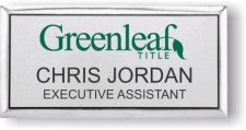 (image for) Greenleaf Title Silver Executive Badge