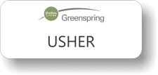(image for) Greenspring White Badge
