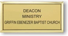 (image for) Griffin Ebenezer Baptist Church Executive Gold Badge