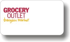 (image for) Grocery Outlet White Logo Only Badge