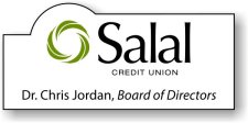 (image for) Salal Credit Union White Shaped Badge With Title