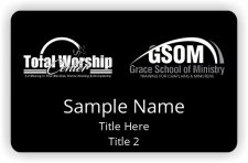 (image for) Grace School of Ministry ID Horizontal badge - Total Worship Center