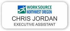 (image for) Worksource Oregon North West White Badge