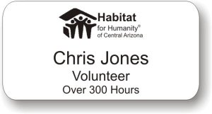 (image for) Habitat for Humanity White Badge