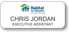 (image for) Habitat for Humanity of Greater Memphis White Badge