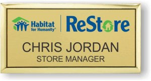 (image for) Habitat for Humanity ReStore Logo Executive Gold Badge