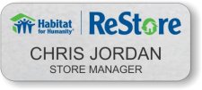 (image for) Habitat for Humanity ReStore Logo Silver Badge