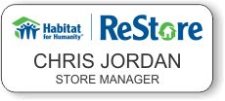 (image for) Habitat for Humanity ReStore Logo White Badge