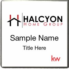 (image for) Halcyon Home Group Silver Square Executive Other Badge - Style B