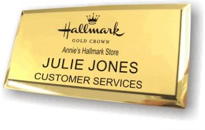 (image for) Hallmark Gold Crown Gold Executive Badge