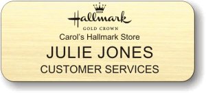 (image for) Hallmark Gold Crown Gold Regular Badge