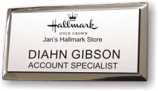 (image for) Hallmark Gold Crown Silver Executive Badge