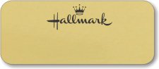 (image for) Hallmark Gold Logo Only Name Badge