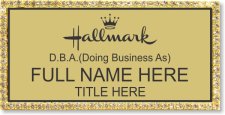 (image for) Hallmark Gold Bling Badge