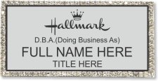 (image for) Hallmark Silver Bling Badge