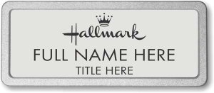 (image for) Hallmark Silver Pebbled Frame Prestige Badge