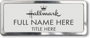 (image for) Hallmark Silver Polished Frame Prestige Badge