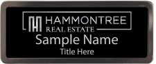 (image for) Hammontree Real Estate Black Chrome badge