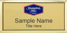 (image for) Hampton Inn Executive Gold Name Badge