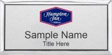 (image for) Hampton Inn Executive Silver Name Badge