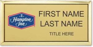 (image for) Hampton Inn Logo A Executive Gold Badge - Stacked Name