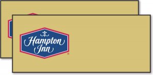 (image for) Hampton Inn Logo A 25 Pack of Gold Logo Only Badges