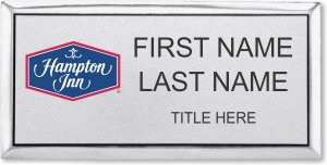 (image for) Hampton Inn Logo A Executive Silver Badge - Stacked Name