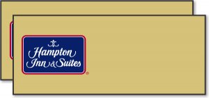 (image for) Hampton Inn and Suites Logo B 25 Pack of Gold Logo Only Badges