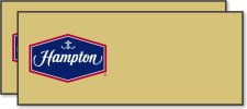 (image for) Hampton Logo C 25 Pack of Gold Logo Only Badges