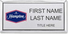 (image for) Hampton Logo C Executive Silver Badge - Stacked Name