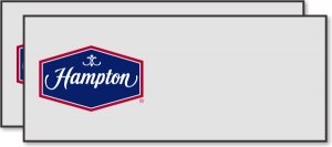 (image for) Hampton Logo C 25 Pack of Silver Logo Only Badges