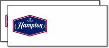 (image for) Hampton Logo C 25 Pack of White Logo Only Badges