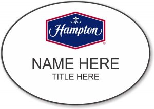 (image for) Hampton Logo C Oval White Badge