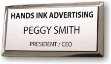 (image for) Hands Ink Advertising Executive Silver Badge