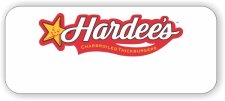 (image for) Hardee's Logo Only White Badge