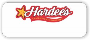 (image for) Hardee\'s Logo Only White Badge