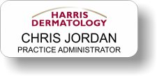 (image for) Harris Dermatology White Badge