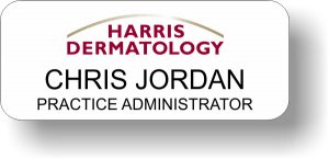 (image for) Harris Dermatology White Badge