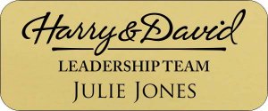 (image for) Harry and David Standard Gold Badge - Leadership Team