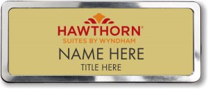 (image for) Hawthorn Suites By Wyndam Gold Polished Frame Prestige Badge