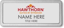 (image for) Hawthorn Suites By Wyndam Silver Pebbled Frame Prestige Badge