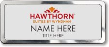 (image for) Hawthorn Suites By Wyndam Silver Polished Frame Prestige Badge