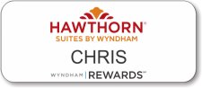 (image for) Hawthorn Suites By Wyndam White Badge - (Rewards)