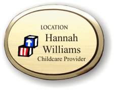 (image for) Head Start Executive Oval Gold Badge